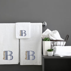 Personalized One Bath  and Hand Towel with Name