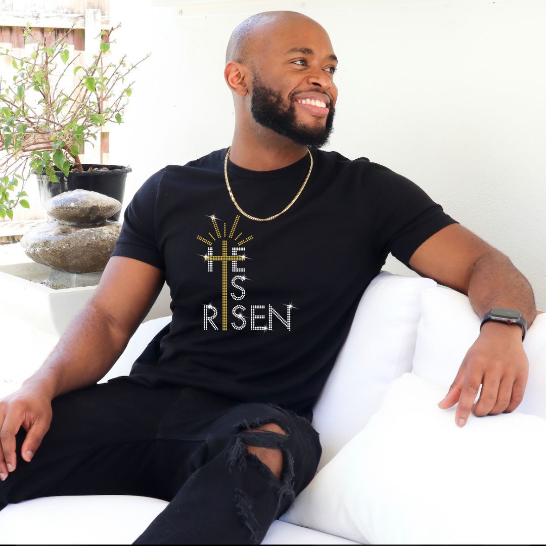 He's Risen Unisex Blings T-Shirt