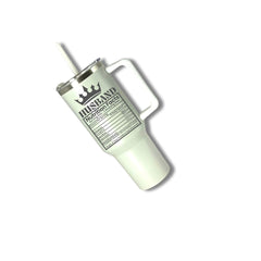Husband Nutrition Facts Tumbler with Handle and Straw