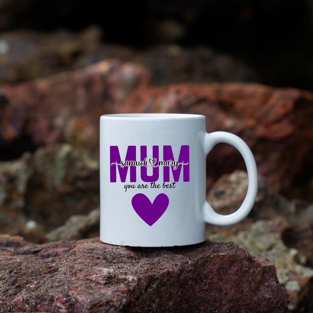 Personalized "Mum, You Are the Best" Mug