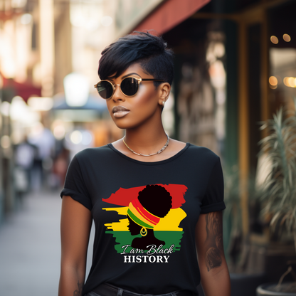 I am Black History Women T-Shirt